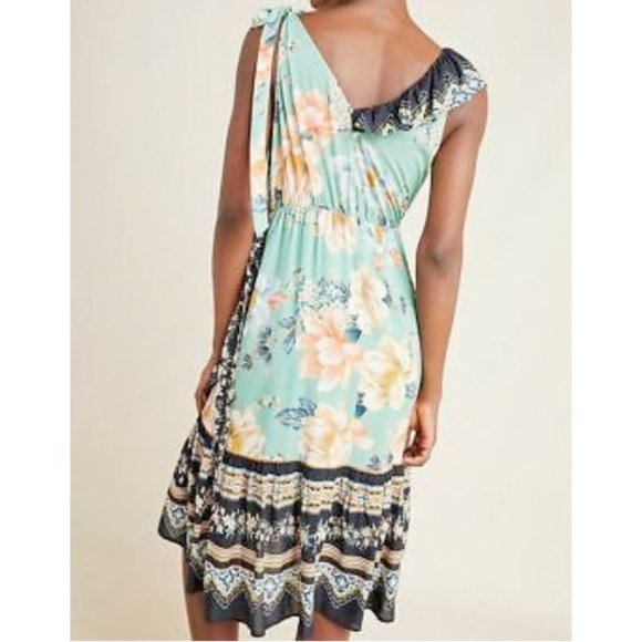 Farm Rio for Anthropologie Monica Wrap Dress Size Small - Picture 3 of 9
